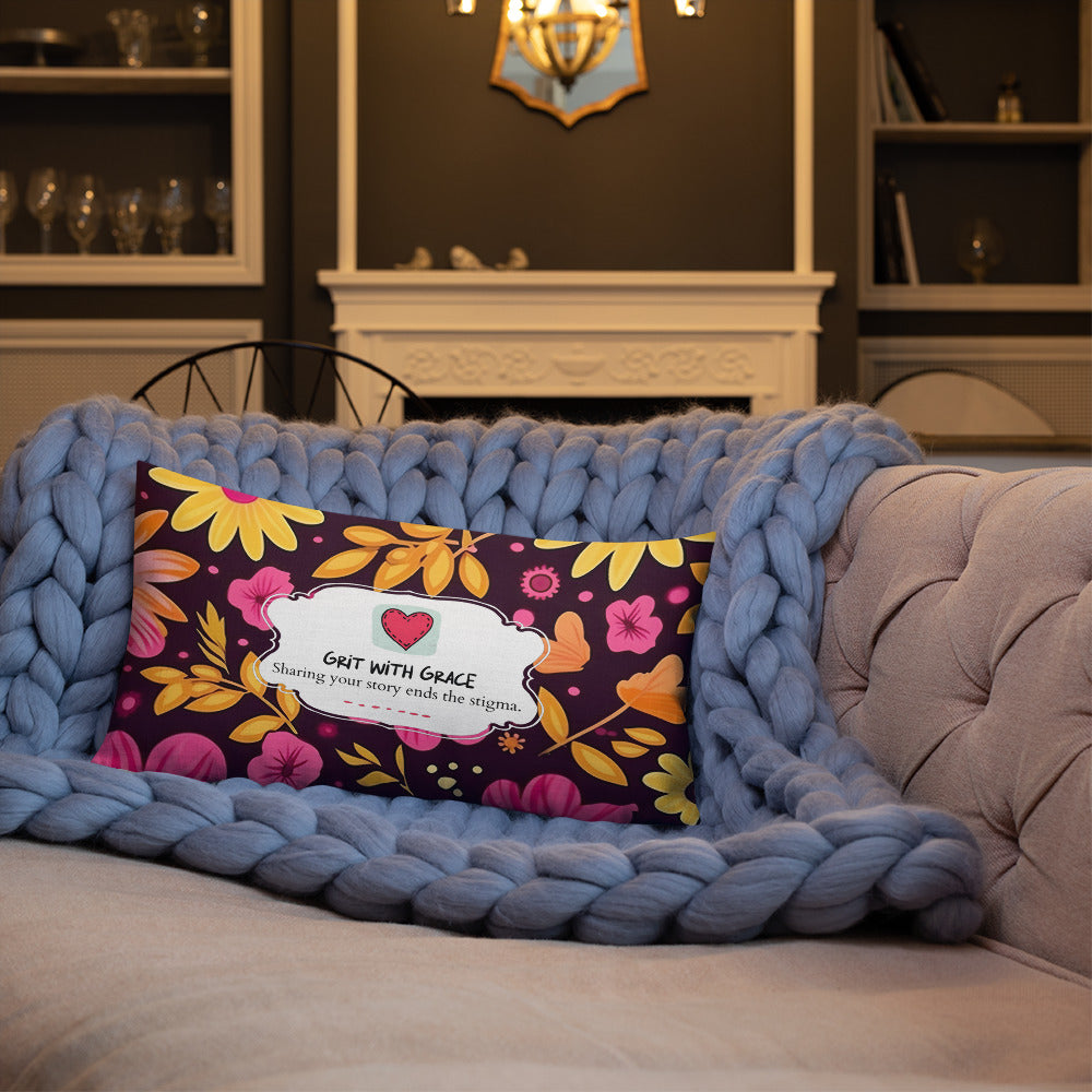 Floral Lover's Botanical Throw Pillow
