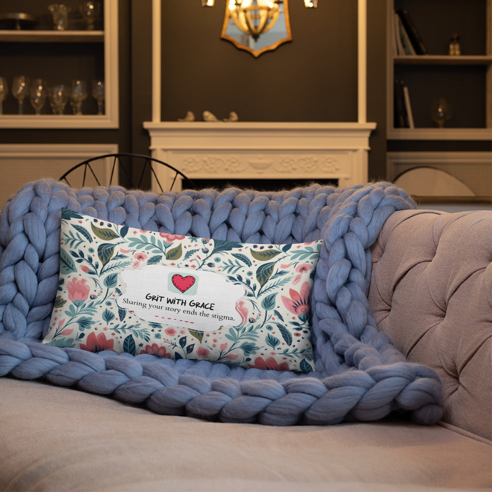 Floral Lover's Botanical Throw Pillow