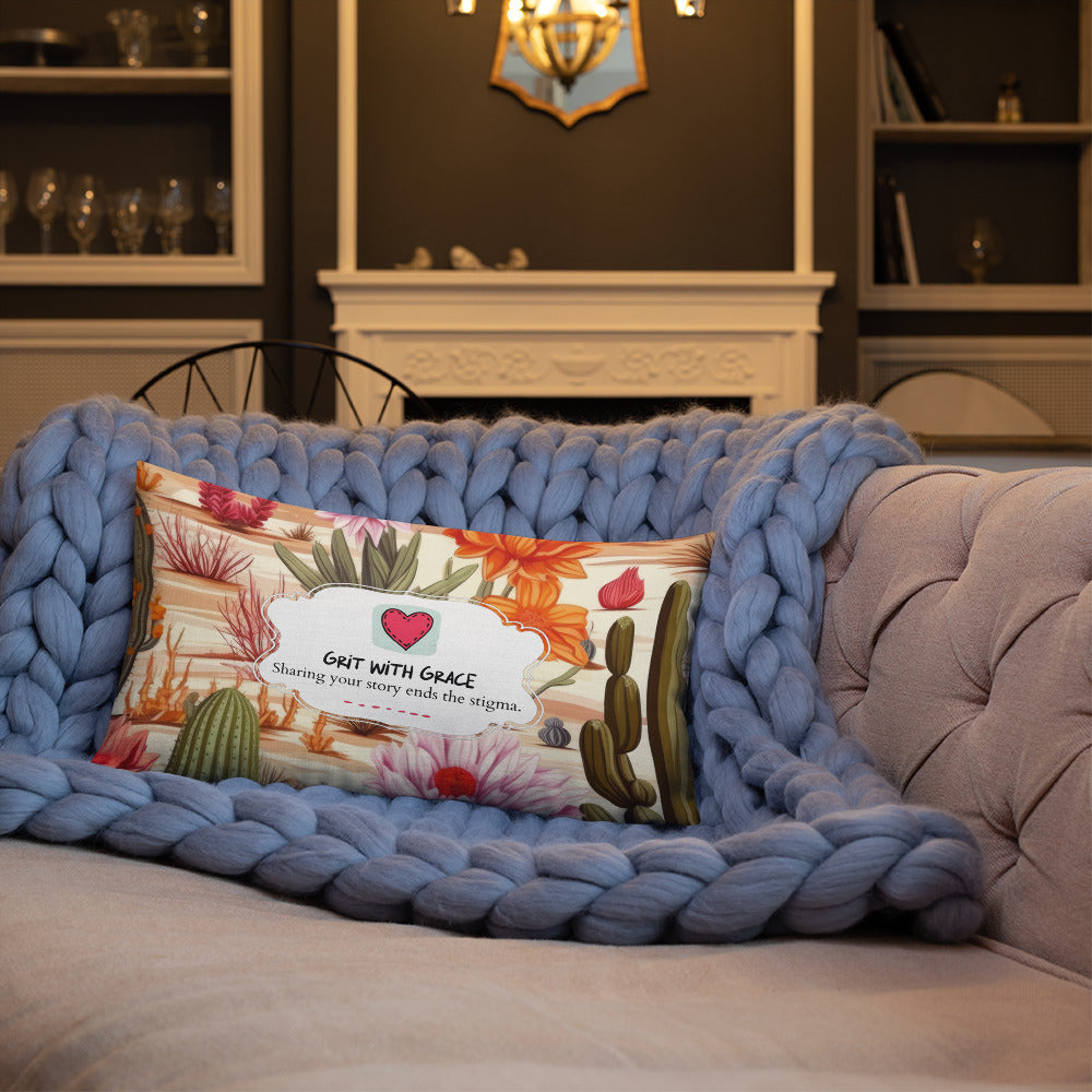 Floral Lover's Botanical Throw Pillow