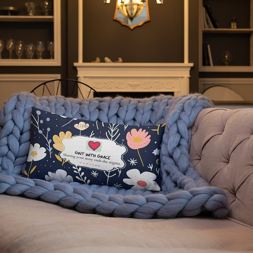 Floral Lover's Botanical Throw Pillow