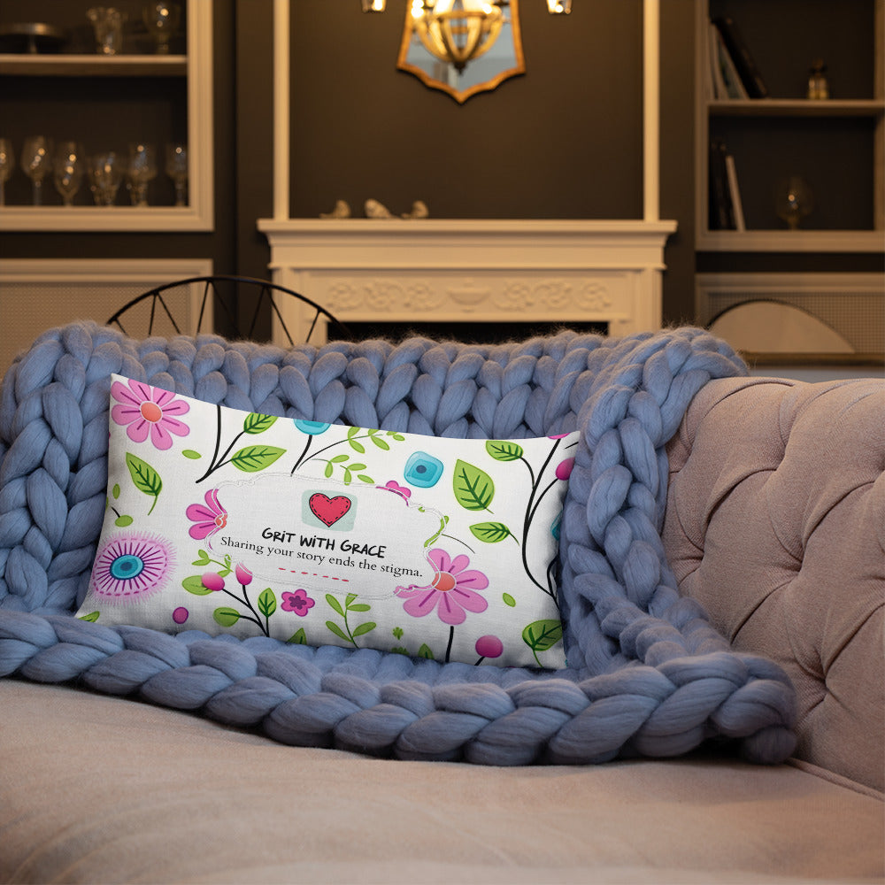 Floral Lover's Botanical Throw Pillow