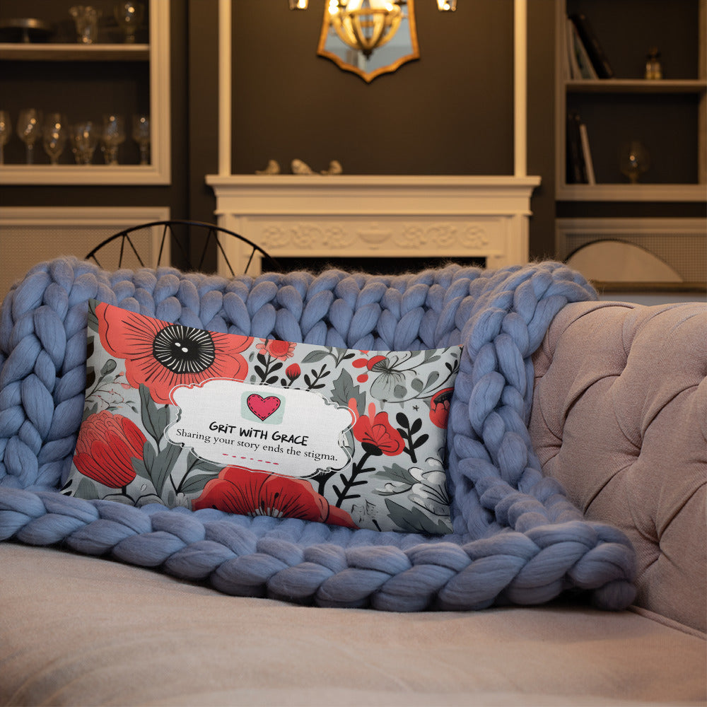 Floral Lover's Botanical Throw Pillow