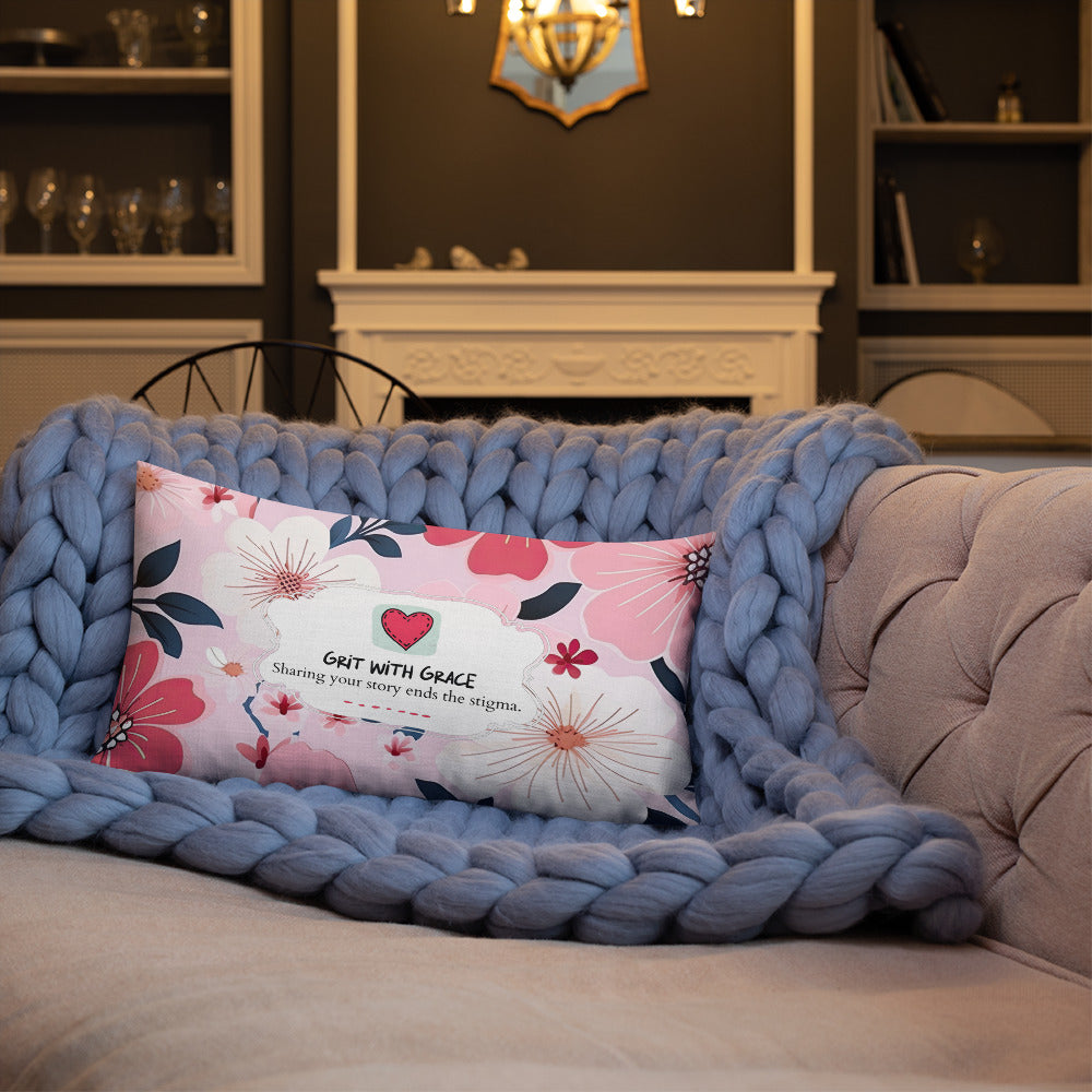 Floral Lover's Botanical Throw Pillow
