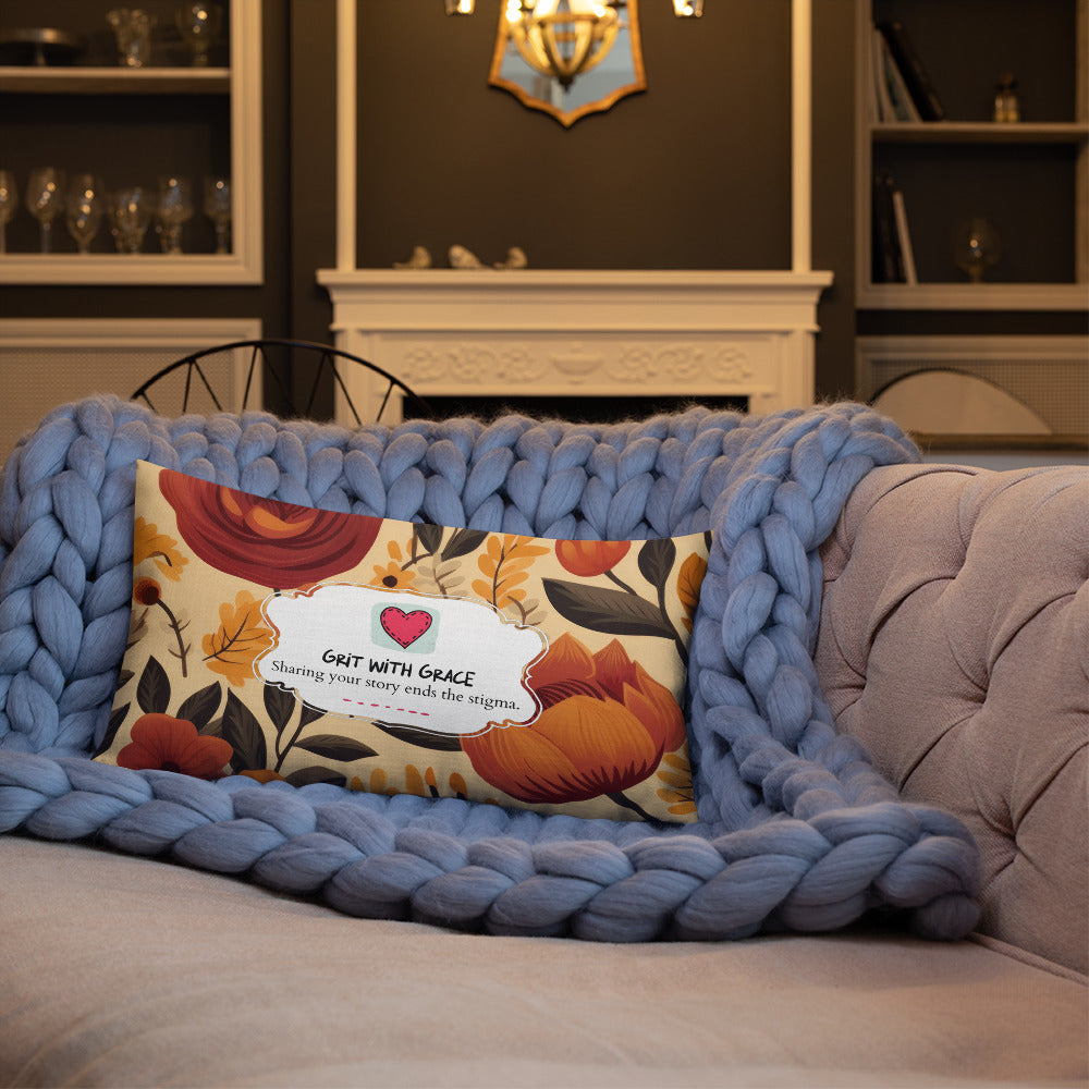 Floral Lover's Botanical Throw Pillow