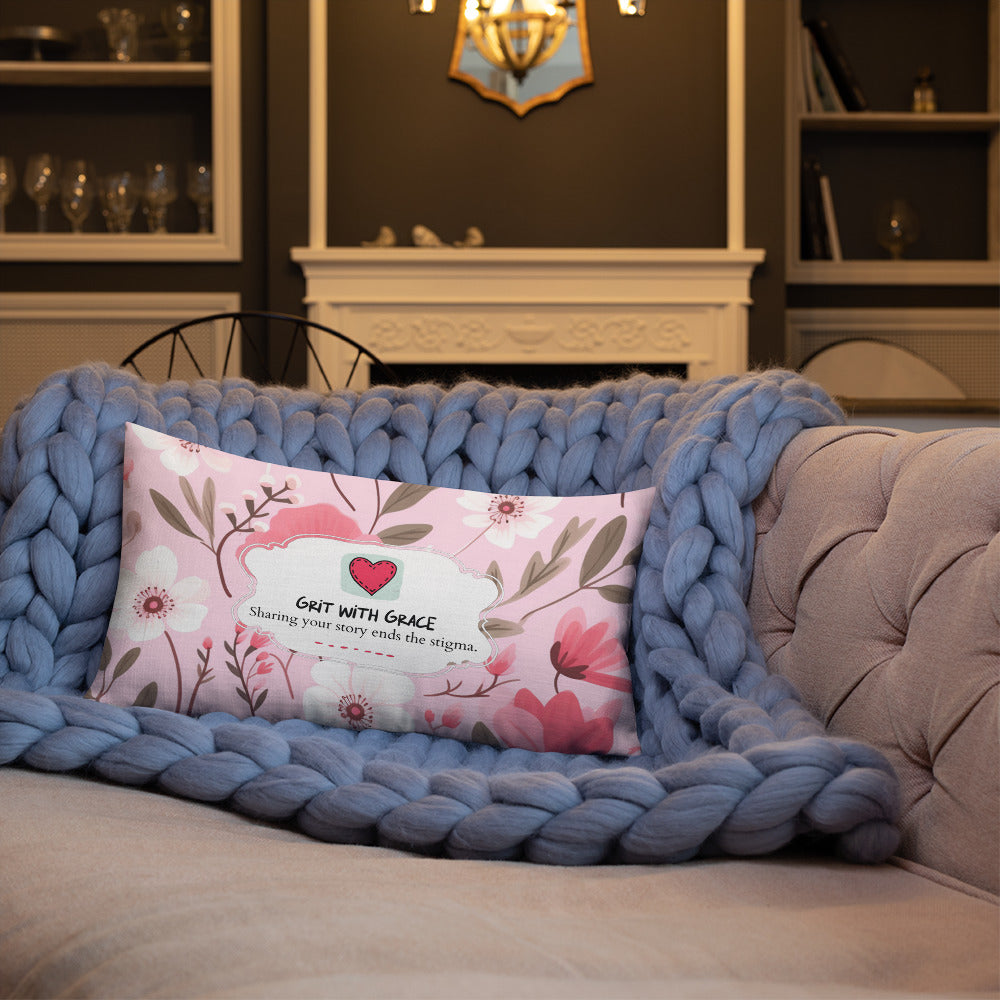 Floral Lover's Botanical Throw Pillow