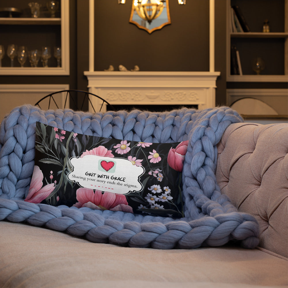 Floral Lover's Botanical Throw Pillow