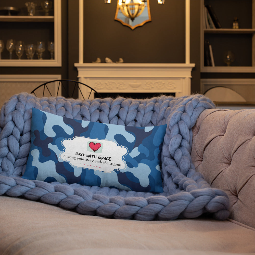 Army Enthusiast Camouflage Premium Throw Pillow