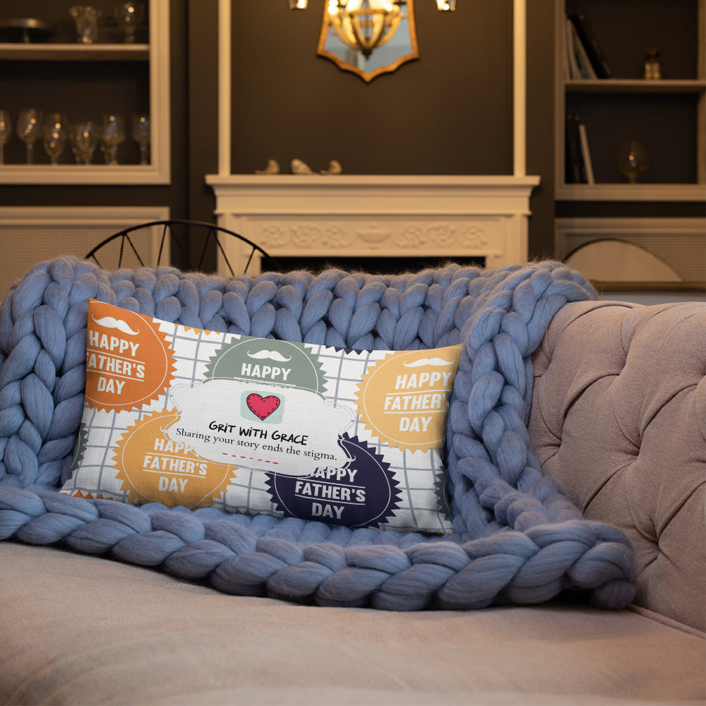 Cool Dad's Fashionably Decorative Throw Pillow