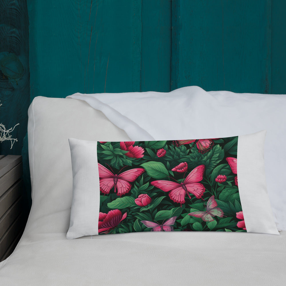 Butterfly Lover's Decorative Yet Comfortable Premium Pillow