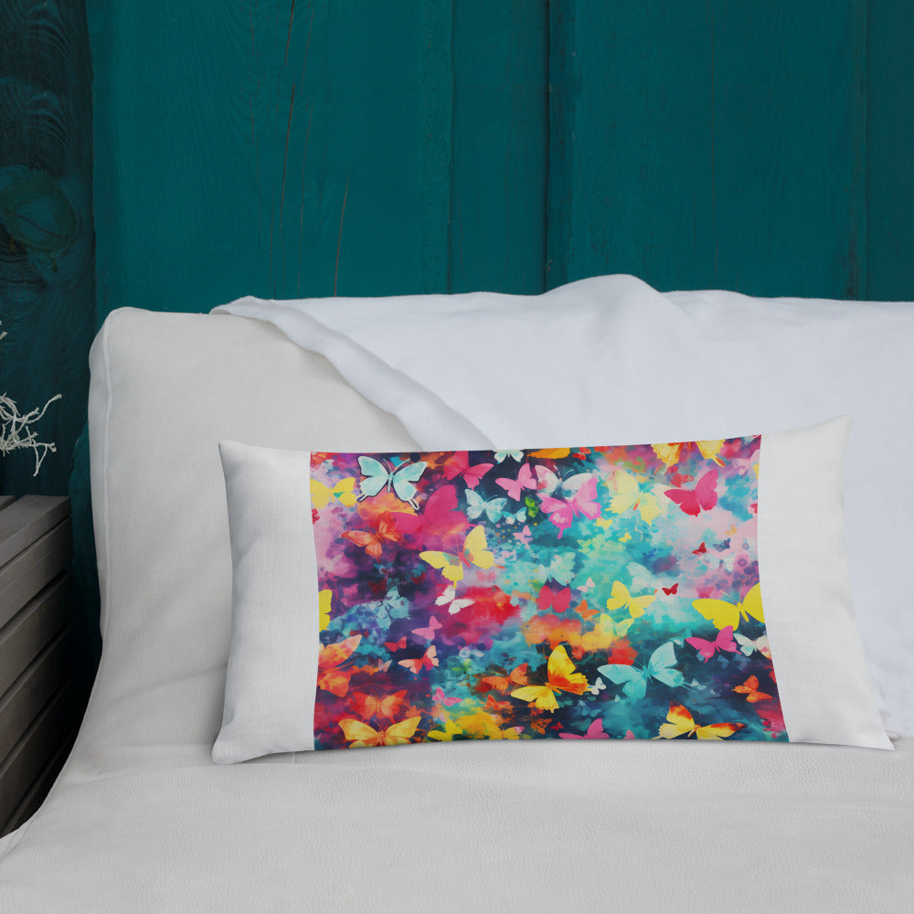 Butterfly Lover's Decorative Yet Comfortable Premium Pillow