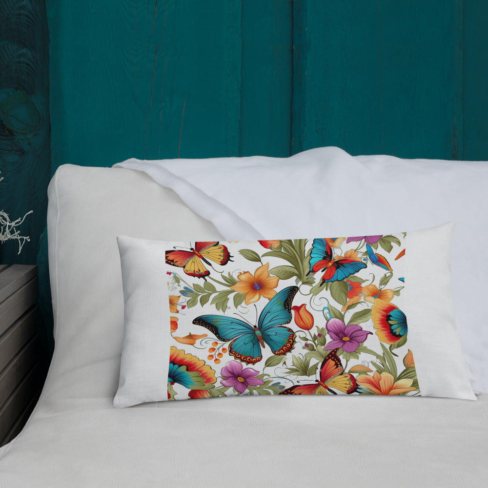 Butterfly Lover's Decorative Yet Comfortable Premium Pillow