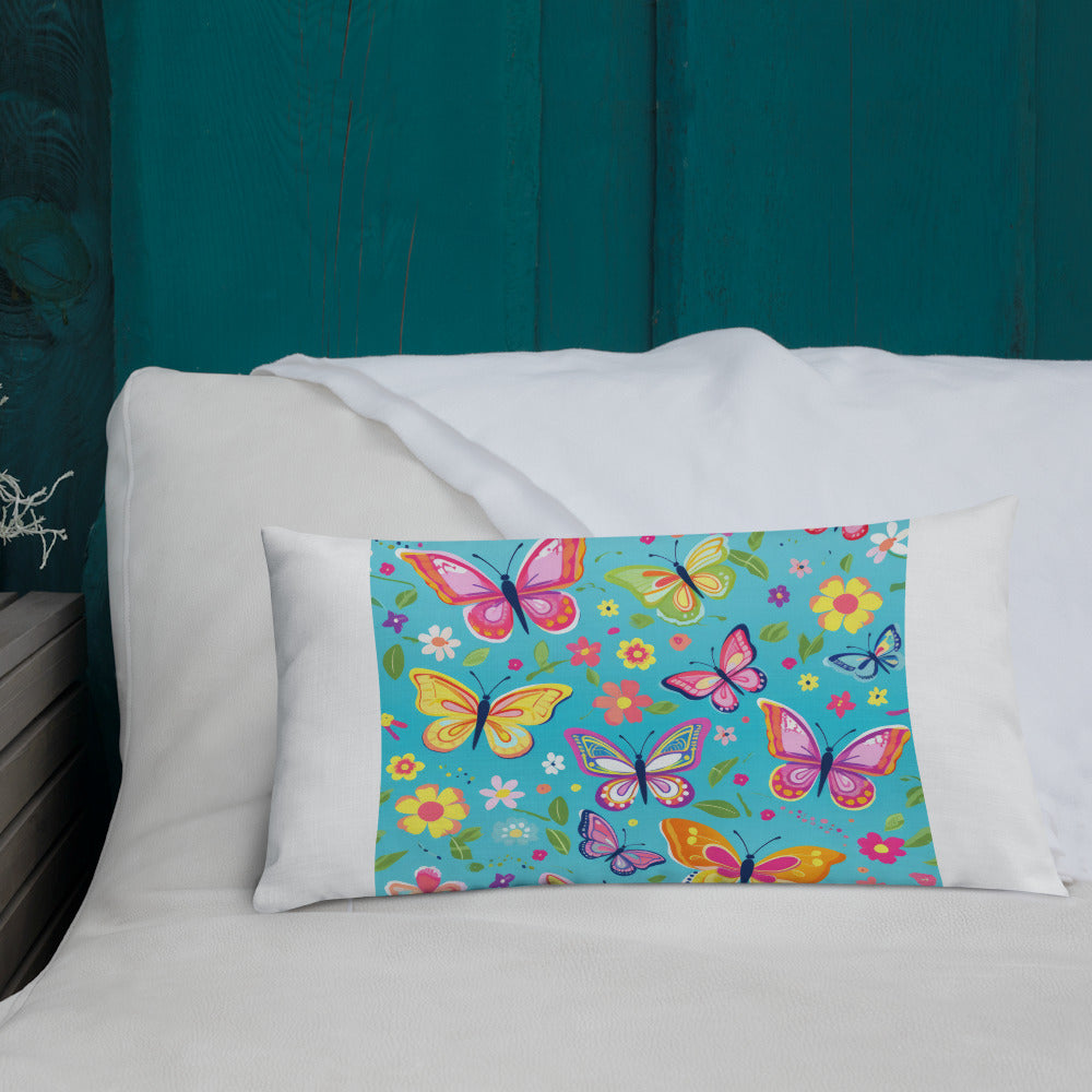 Butterfly Lover's Decorative Yet Comfortable Premium Pillow