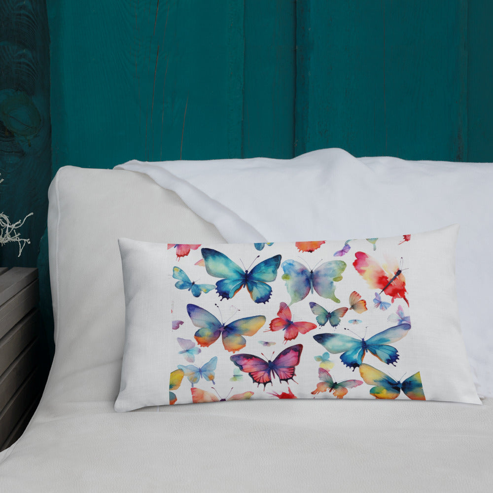 Butterfly Lover's Decorative Yet Comfortable Premium Pillow