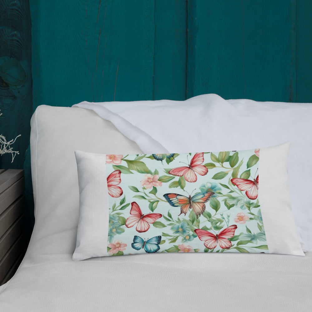 Butterfly Lover's Decorative Yet Comfortable Premium Pillow