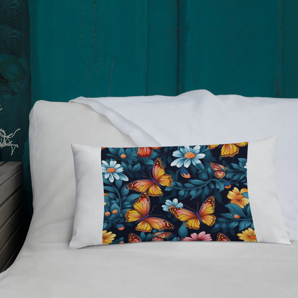Butterfly Lover's Decorative Yet Comfortable Premium Pillow