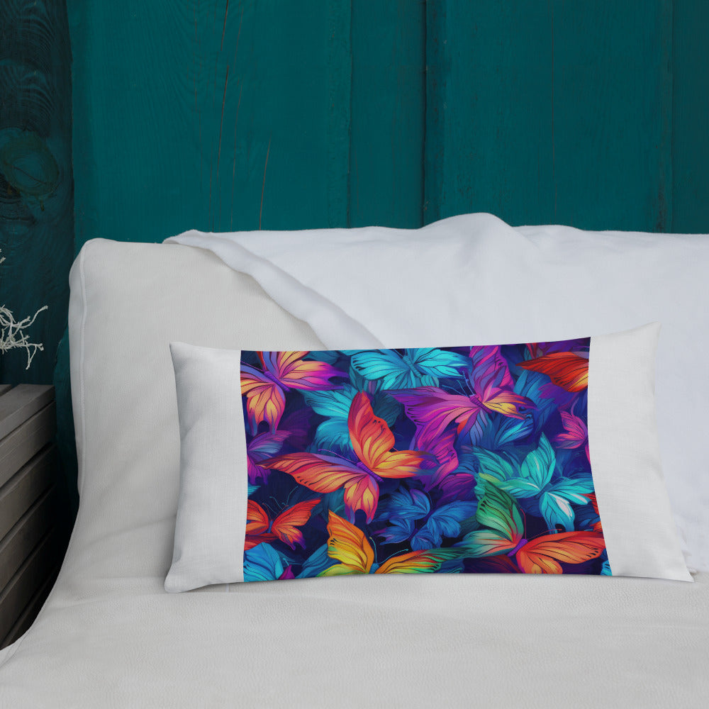 Butterfly Lover's Decorative Yet Comfortable Premium Pillow