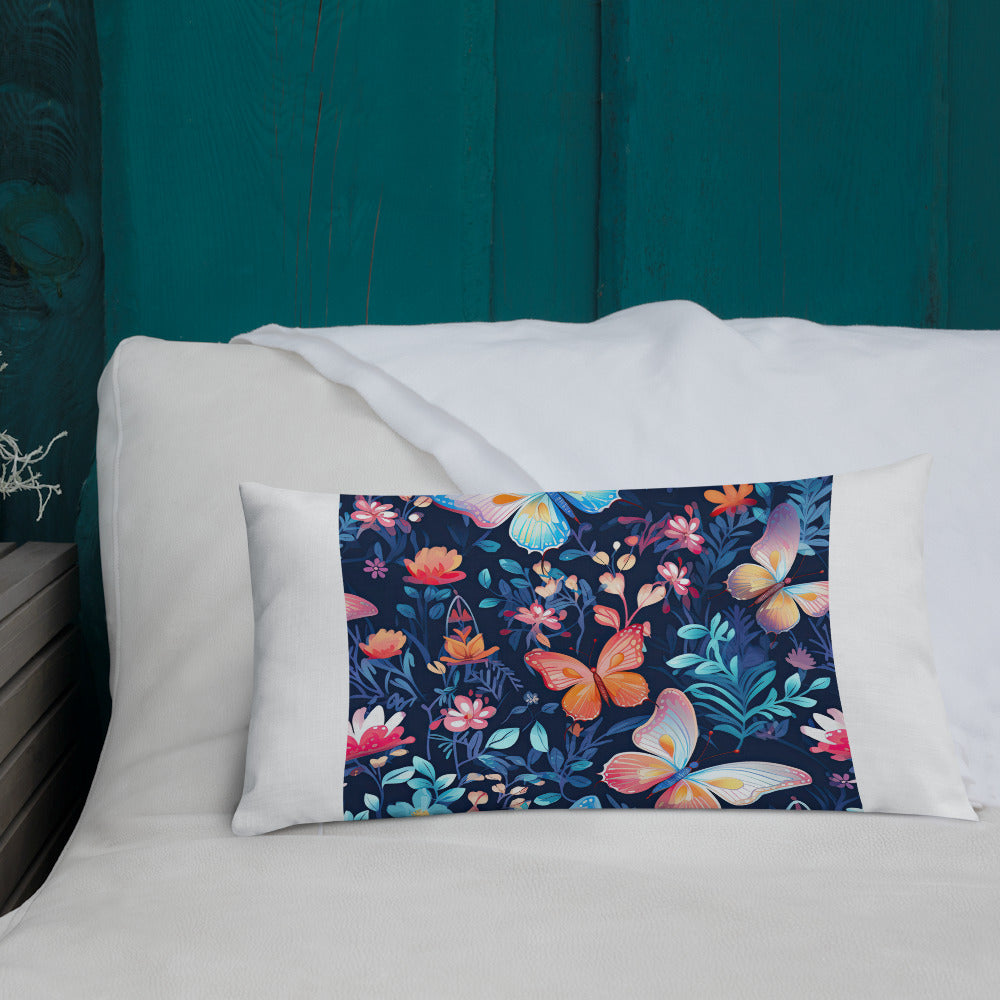 Butterfly Lover's Decorative Yet Comfortable Premium Pillow