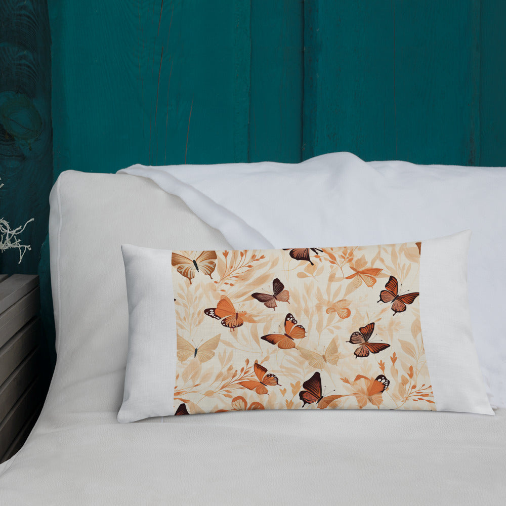 Butterfly Lover's Decorative Yet Comfortable Premium Pillow
