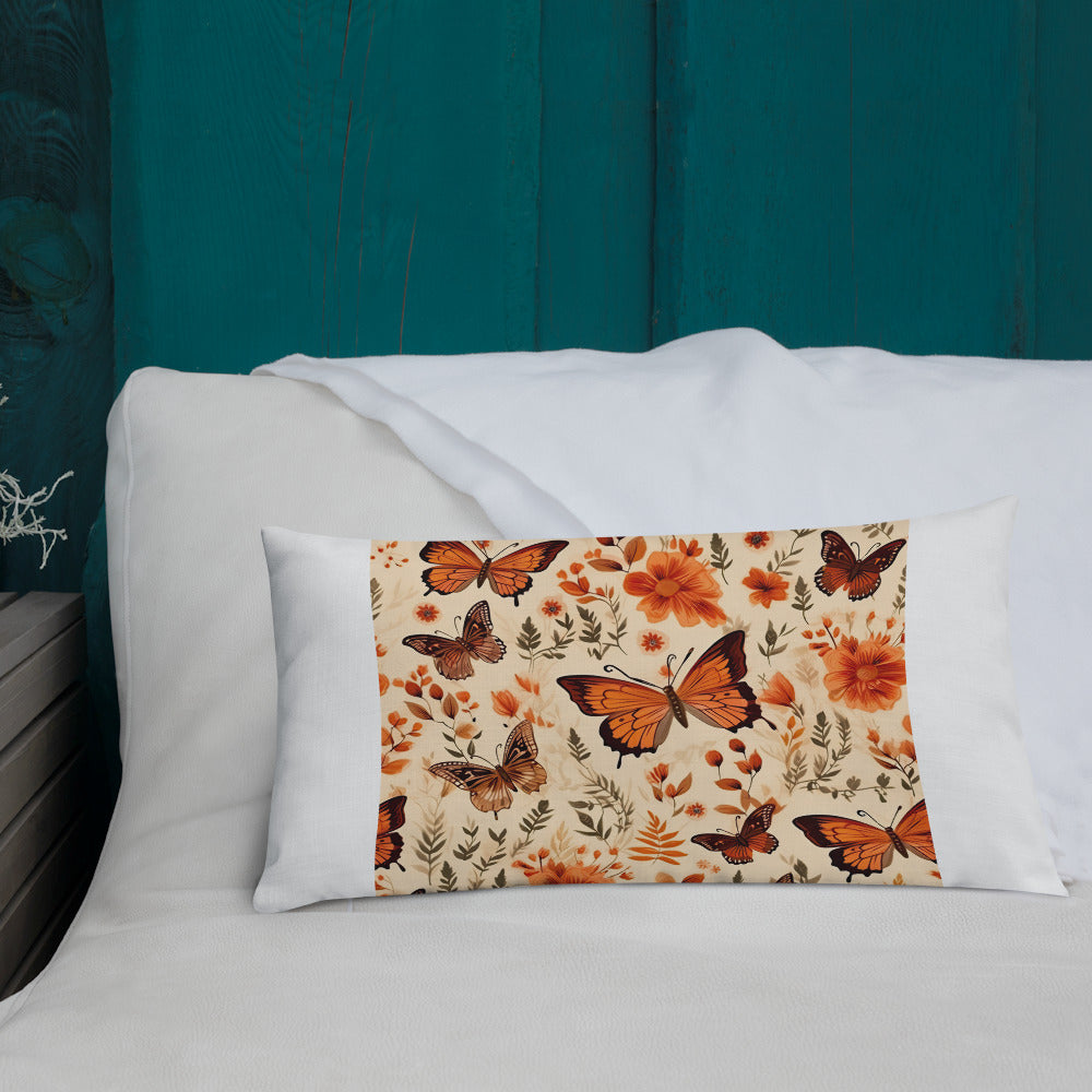 Butterfly Lover's Decorative Yet Comfortable Premium Pillow