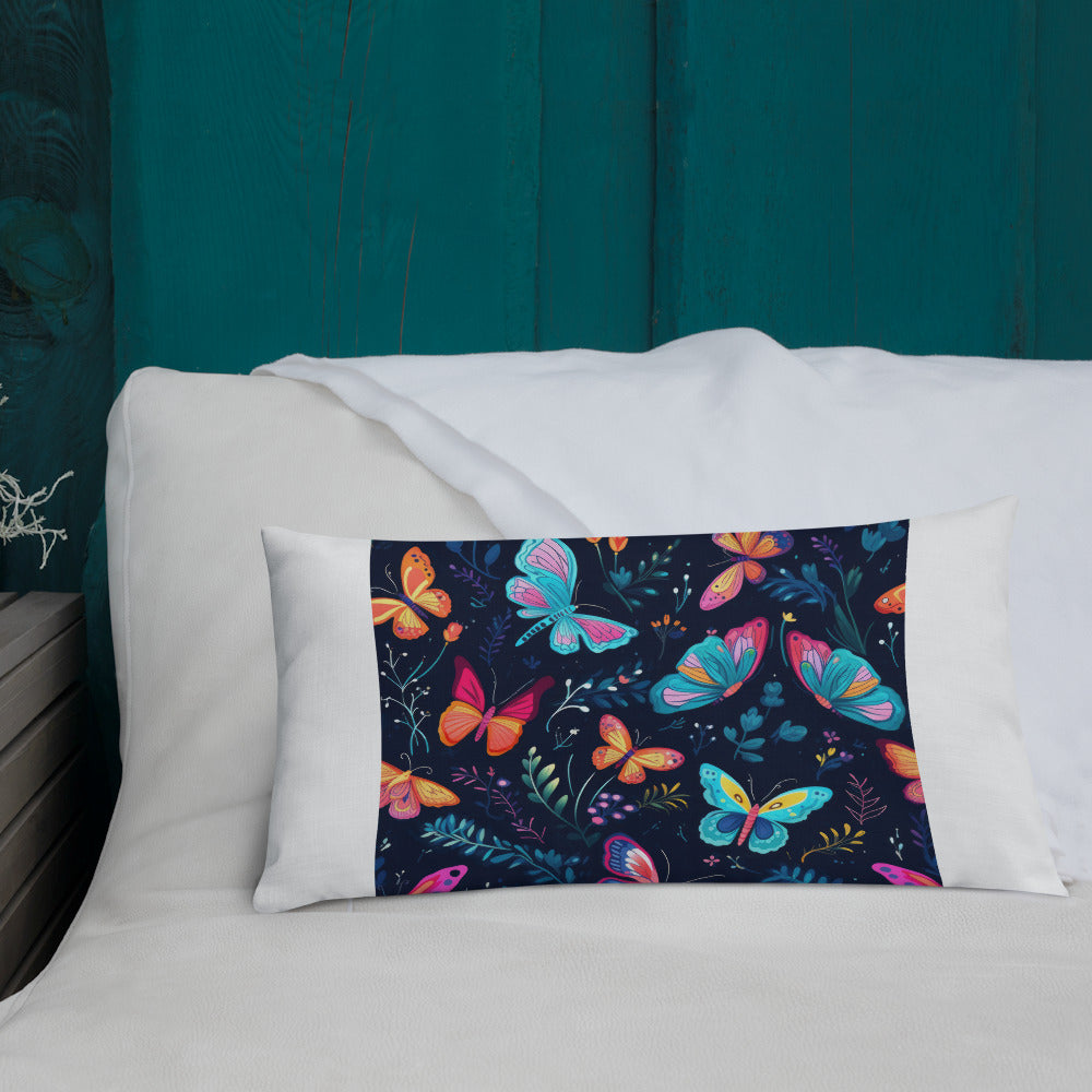 Butterfly Lover's Decorative Yet Comfortable Premium Pillow