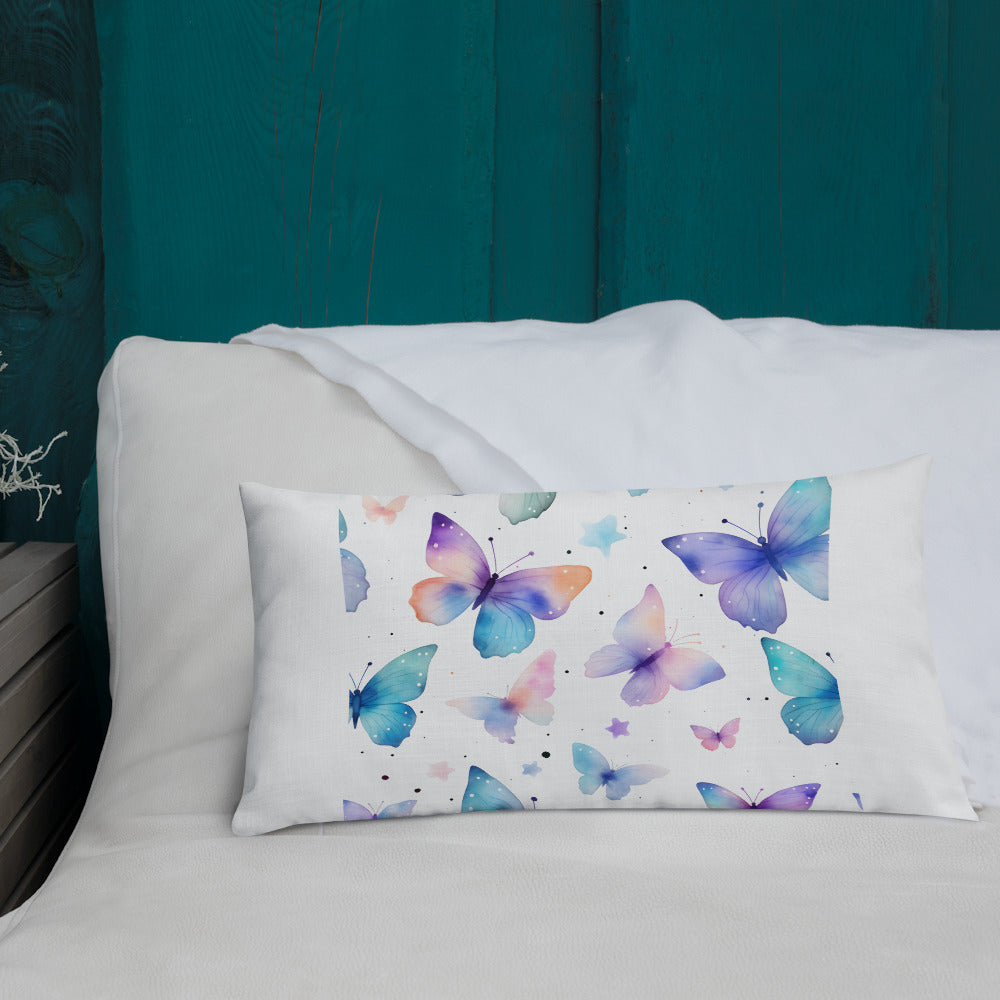 Butterfly Lover's Decorative Yet Comfortable Premium Pillow