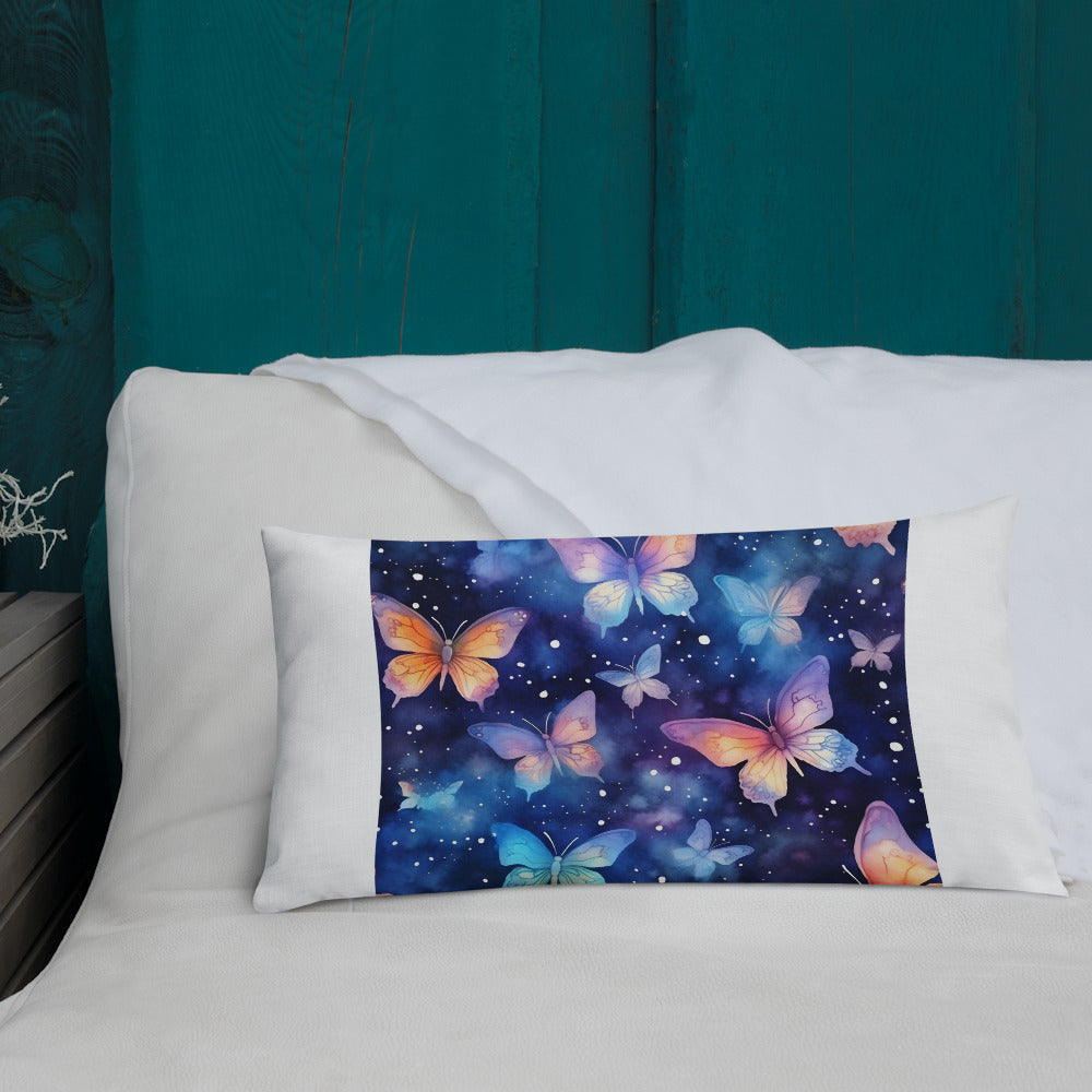 Butterfly Lover's Decorative Yet Comfortable Premium Pillow