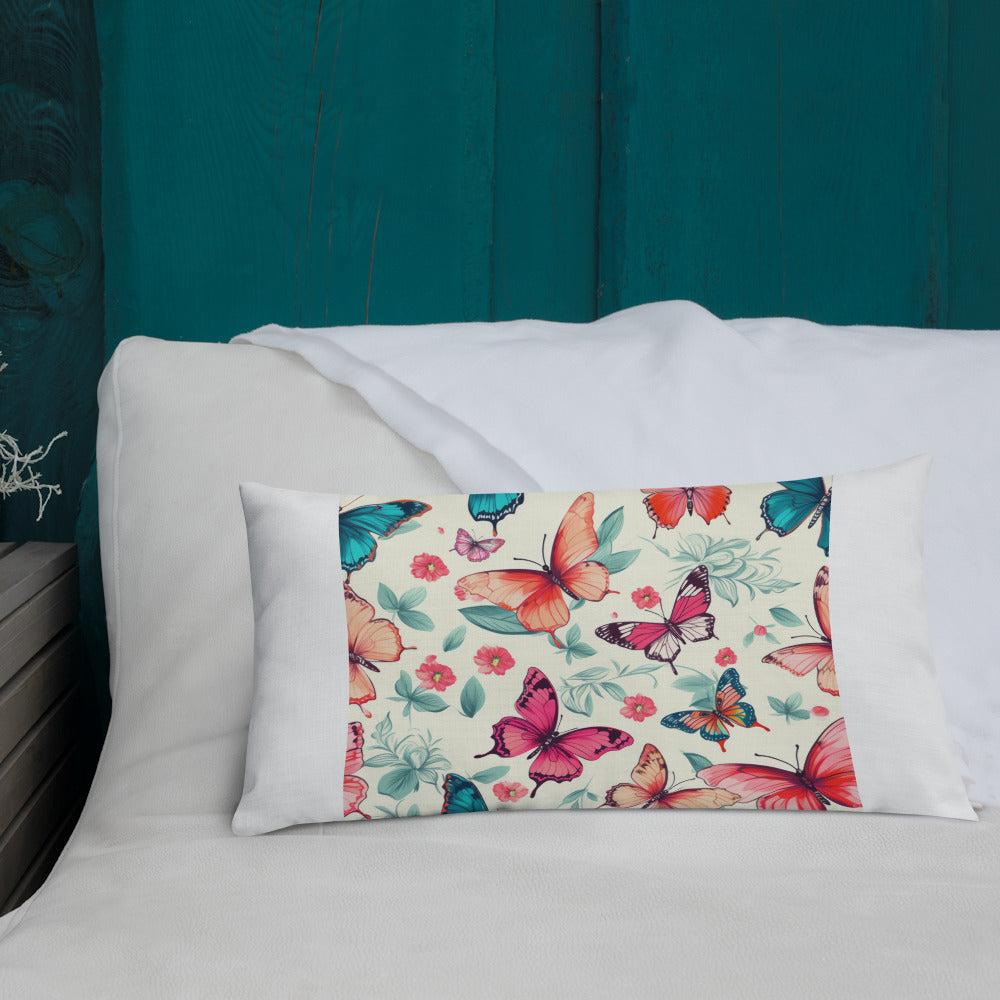 Butterfly Lover's Decorative Yet Comfortable Premium Pillow