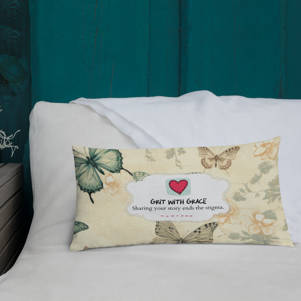 Butterfly Lover's Decorative Yet Comfortable Premium Pillow