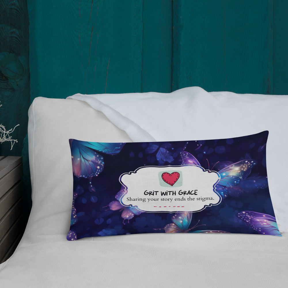 Butterfly Lover's Decorative Yet Comfortable Premium Pillow