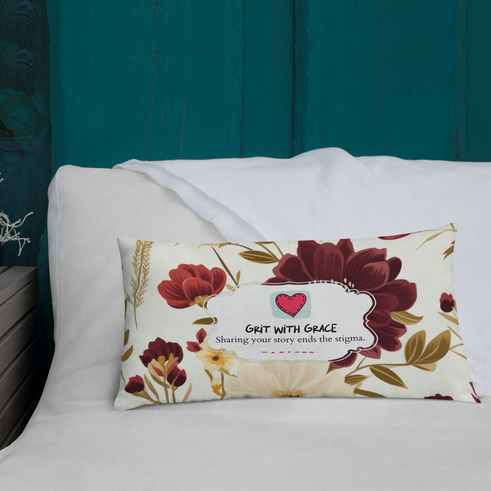 Floral Lover's Botanical Throw Pillow
