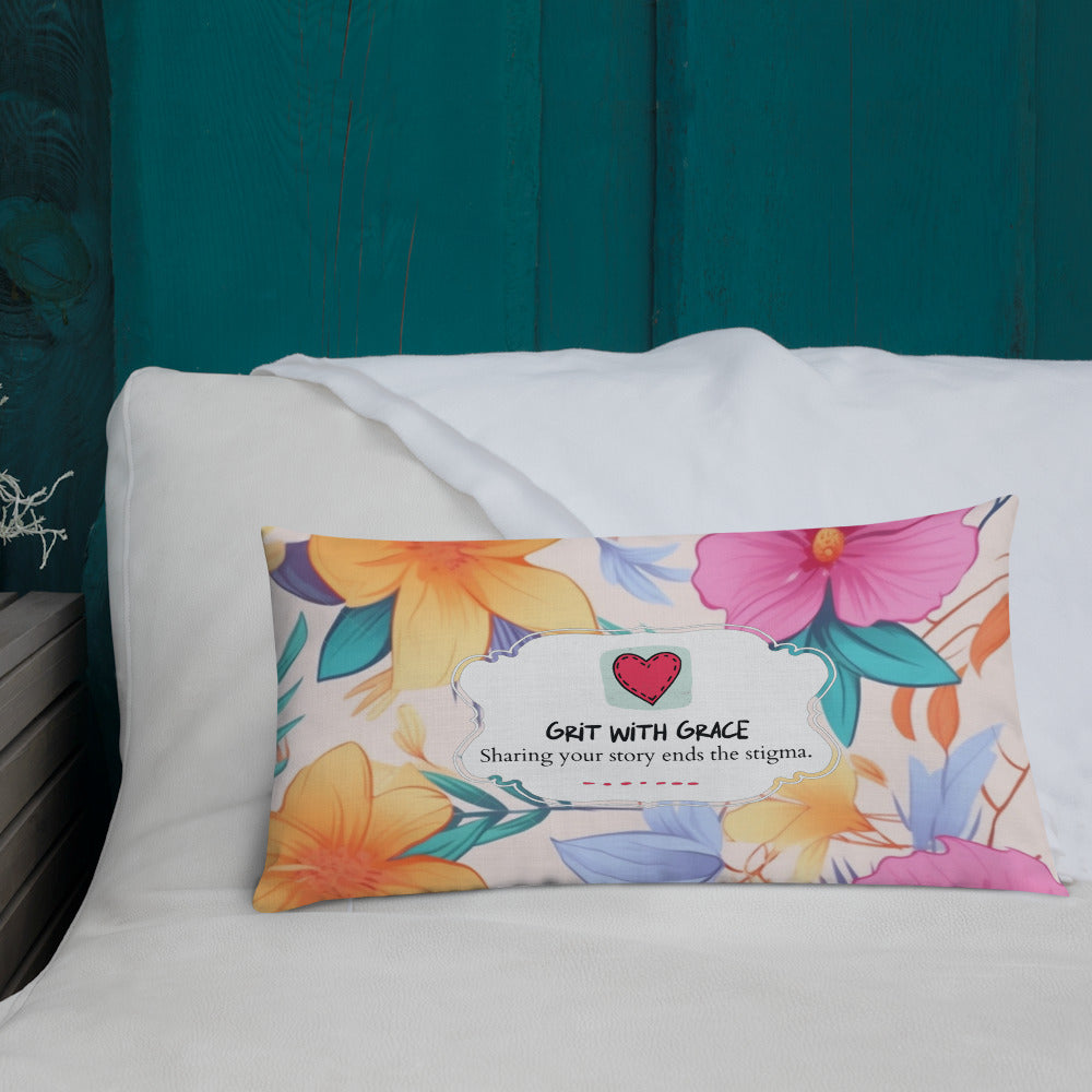Floral Lover's Botanical Throw Pillow