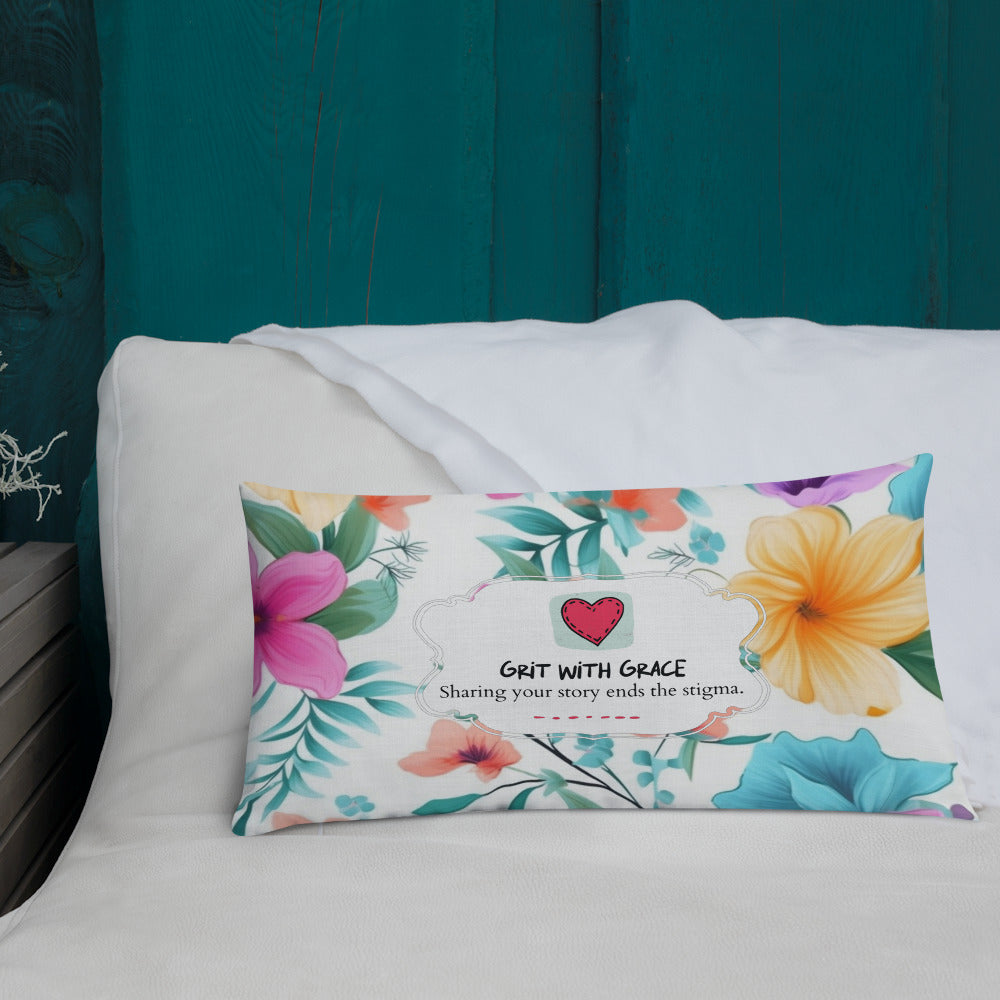 Floral Lover's Botanical Throw Pillow