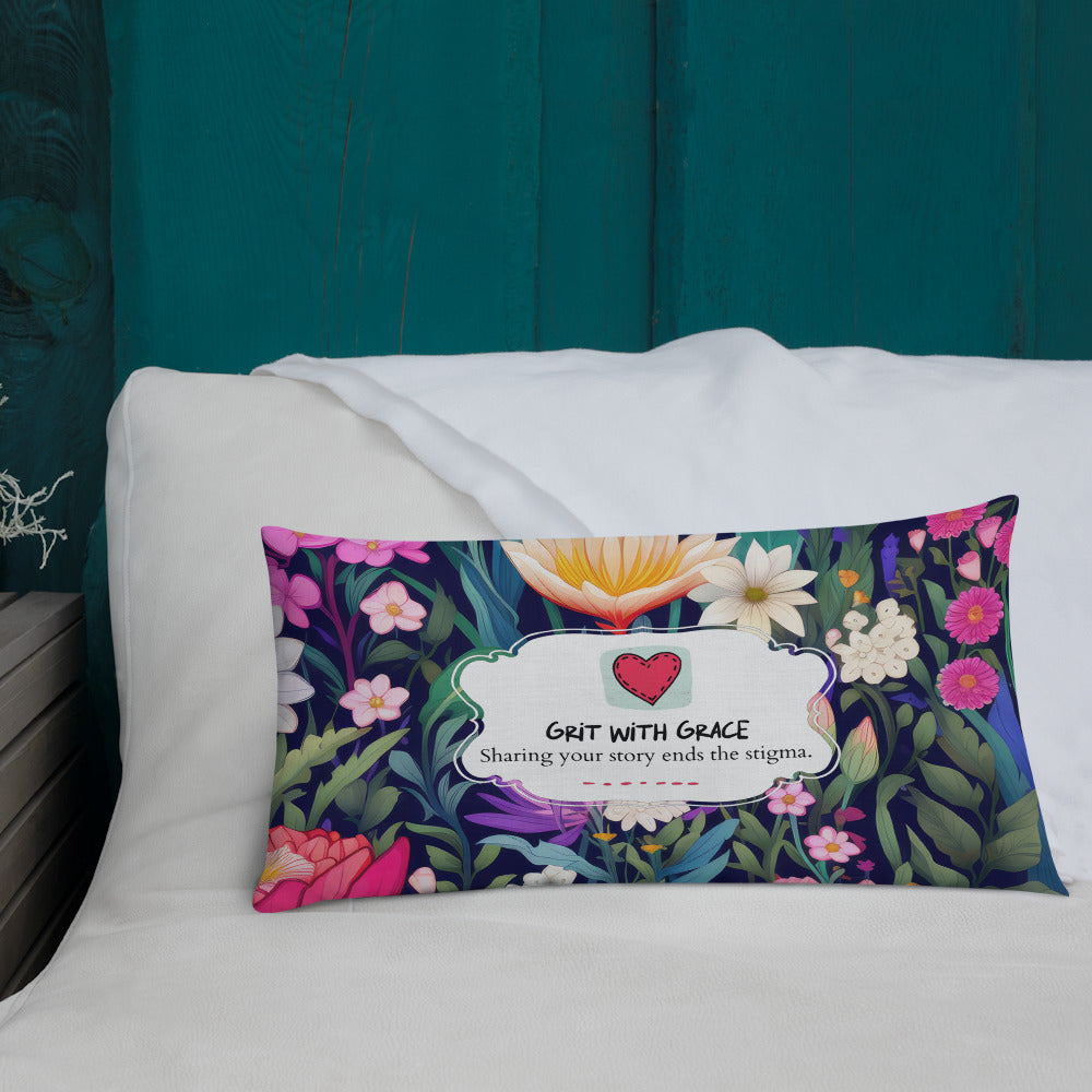 Floral Lover's Botanical Throw Pillow