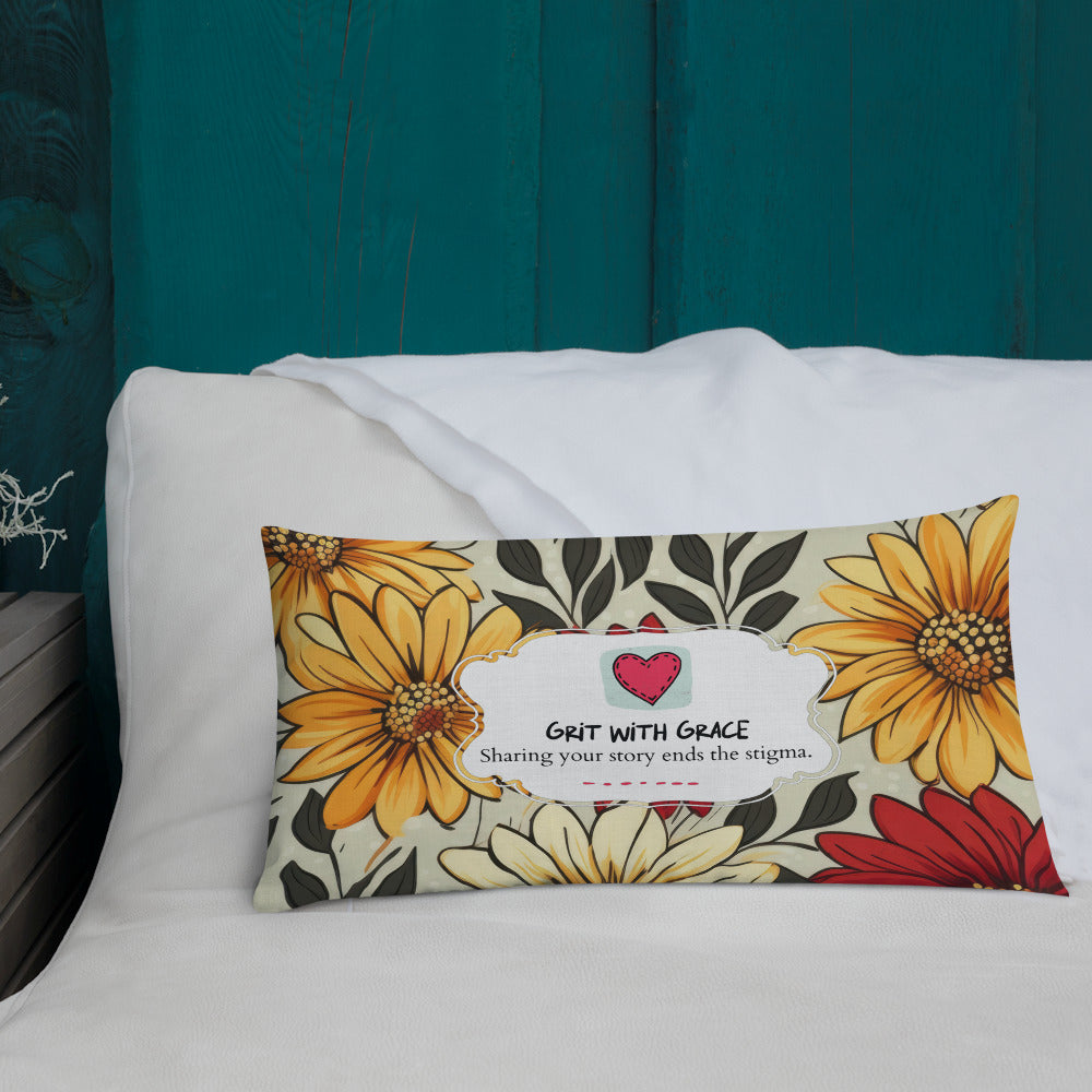 Floral Lover's Botanical Throw Pillow