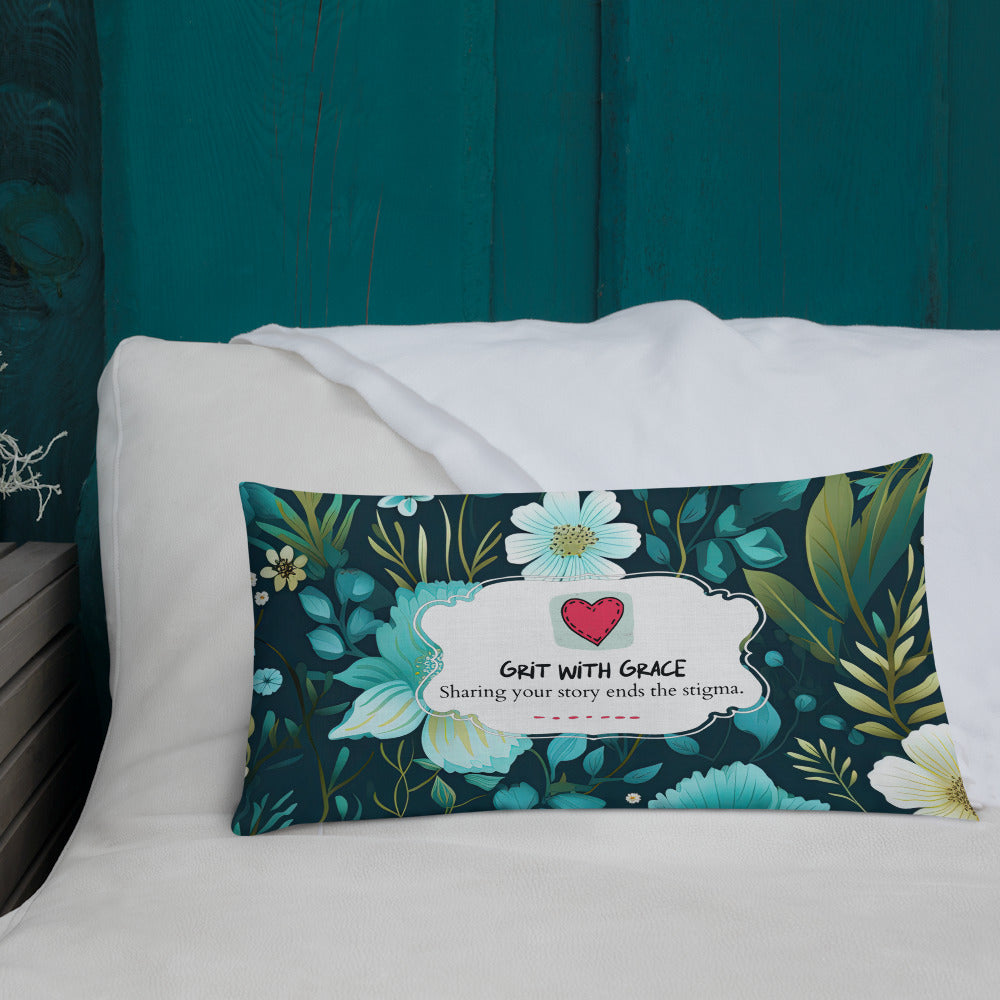 Floral Lover's Botanical Throw Pillow