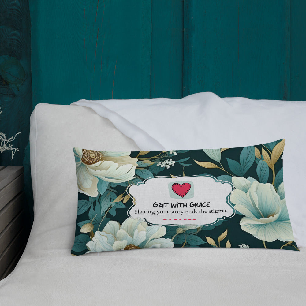 Floral Lover's Botanical Throw Pillow