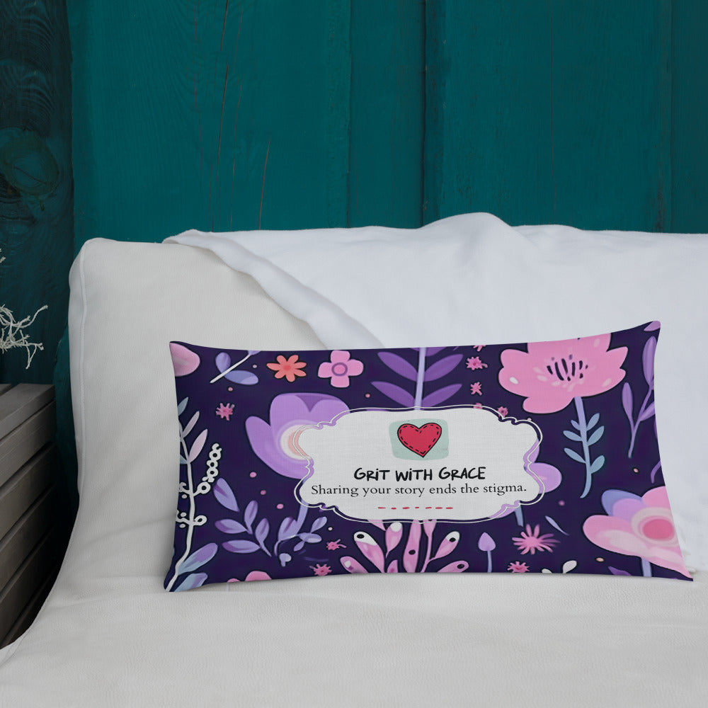 Floral Lover's Botanical Throw Pillow