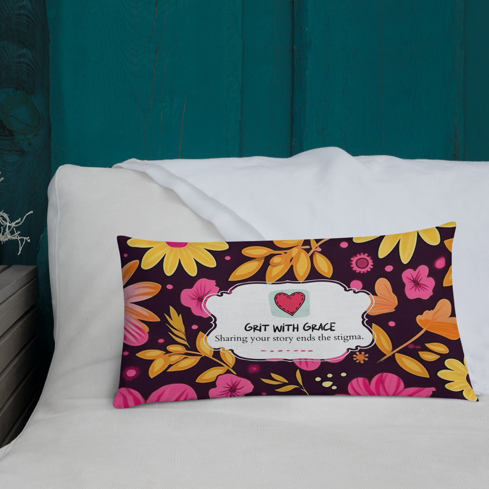 Floral Lover's Botanical Throw Pillow