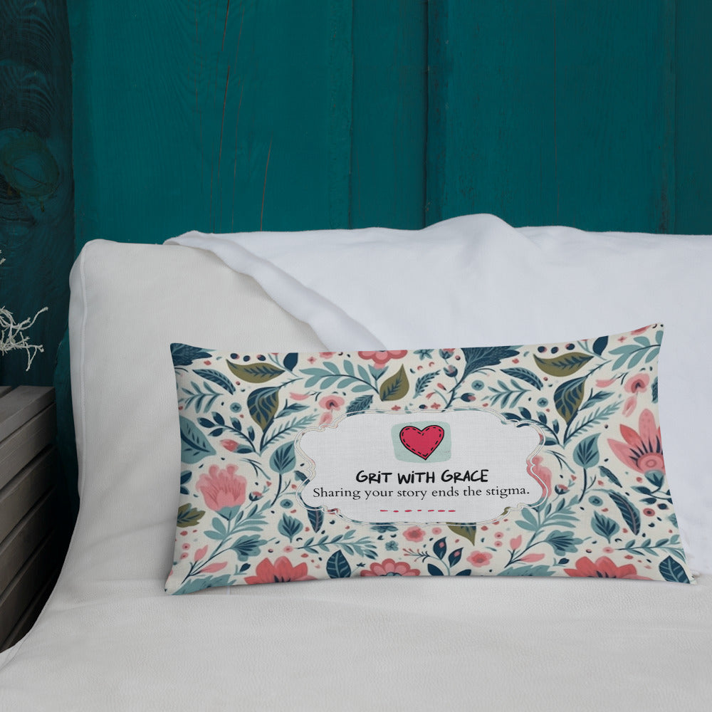 Floral Lover's Botanical Throw Pillow
