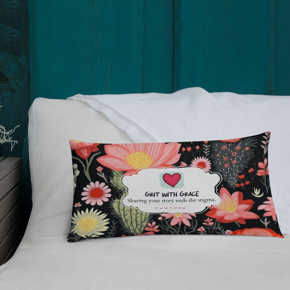 Floral Lover's Botanical Throw Pillow
