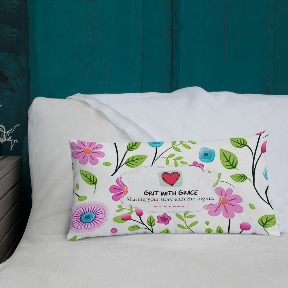Floral Lover's Botanical Throw Pillow