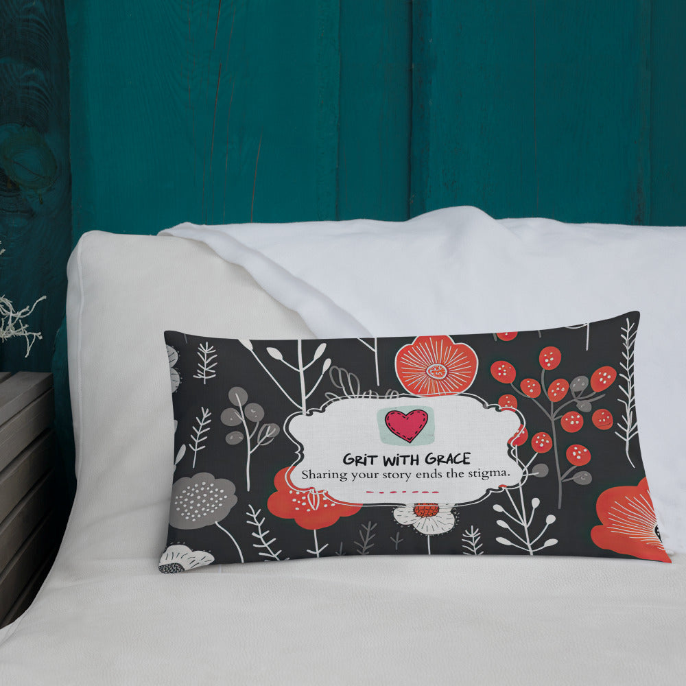 Floral Lover's Botanical Throw Pillow