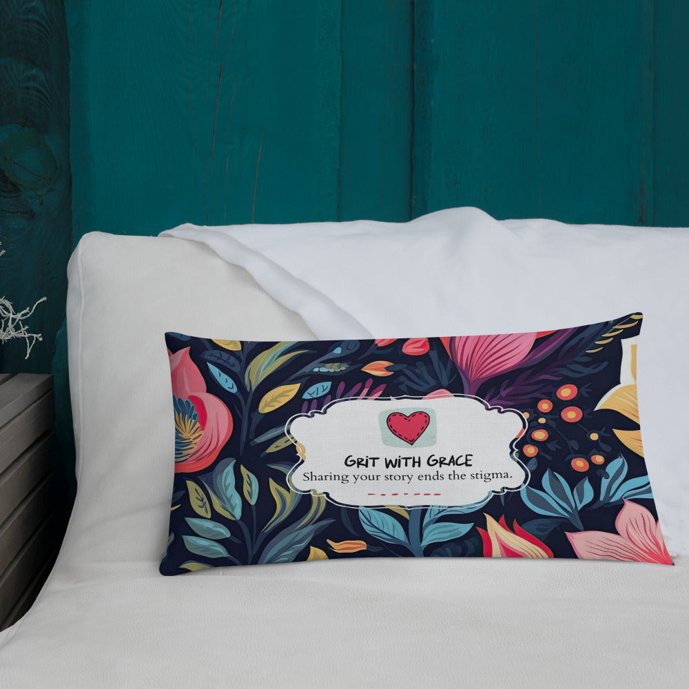 Floral Lover's Botanical Throw Pillow