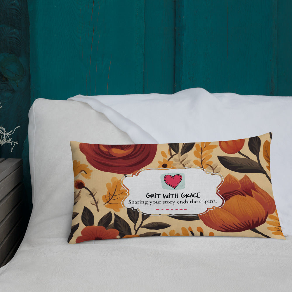 Floral Lover's Botanical Throw Pillow