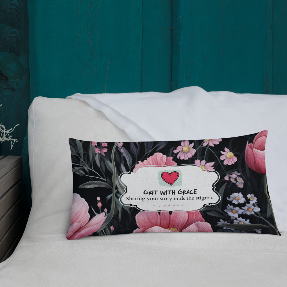 Floral Lover's Botanical Throw Pillow