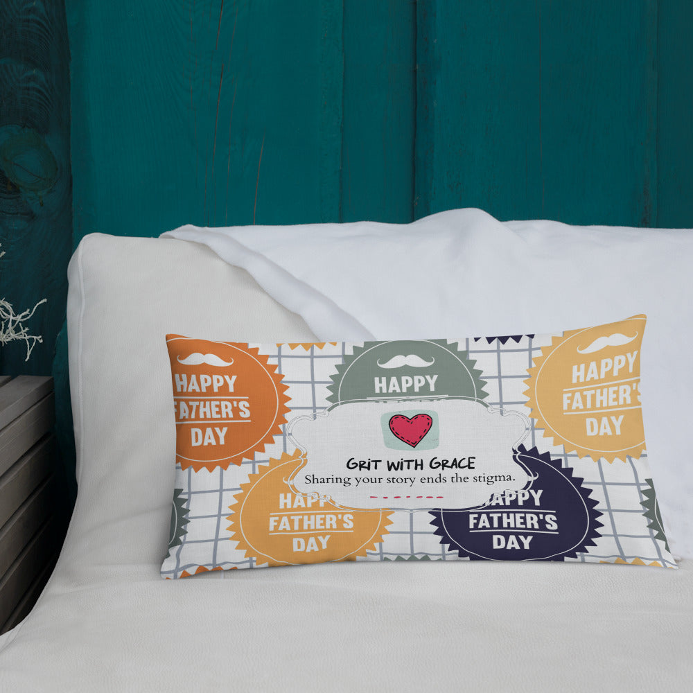 Cool Dad's Fashionably Decorative Throw Pillow