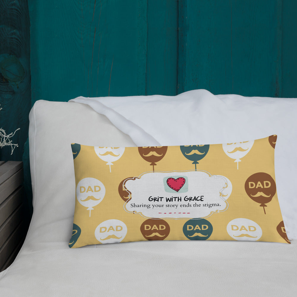 Cool Dad's Fashionably Decorative Throw Pillow