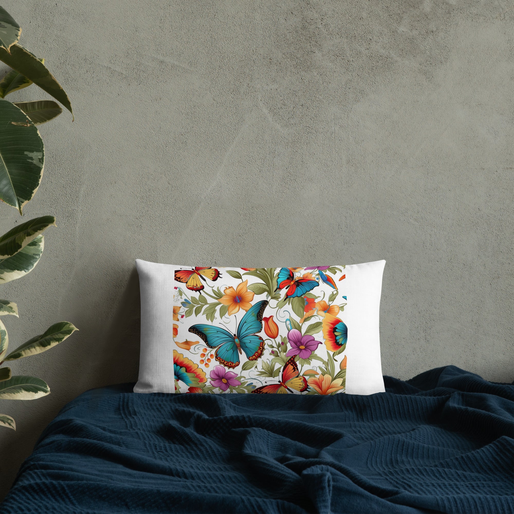 Butterfly Lover's Decorative Yet Comfortable Premium Pillow