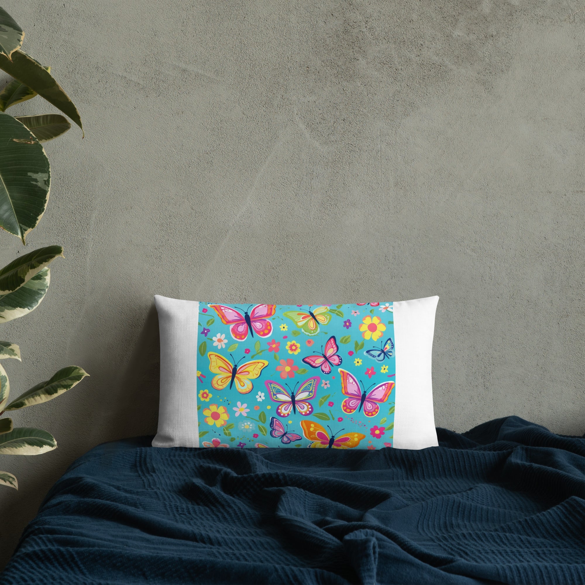 Butterfly Lover's Decorative Yet Comfortable Premium Pillow