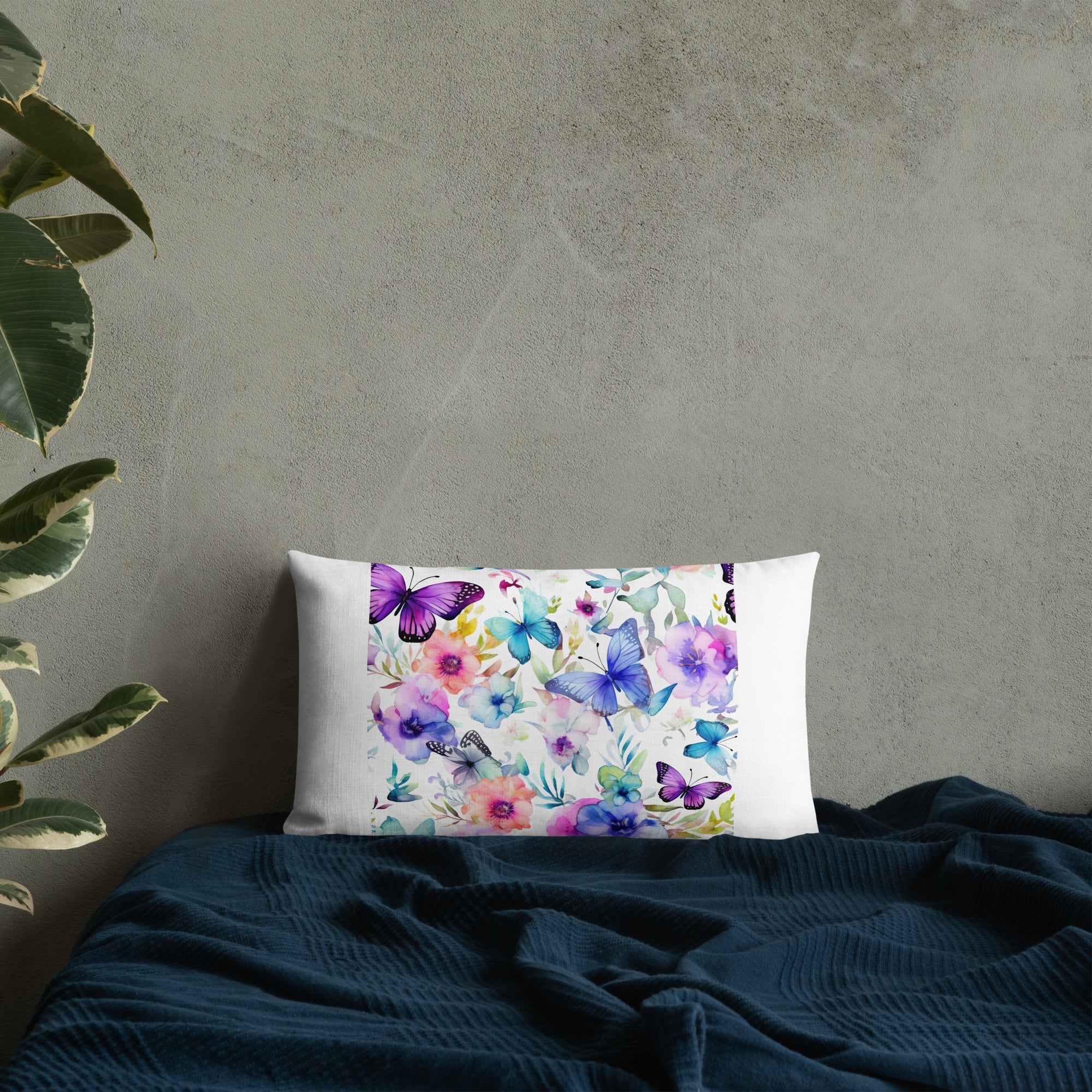 Butterfly Lover's Decorative Yet Comfortable Premium Pillow